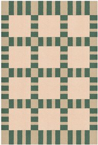 Tappeto in iuta tessuto a mano Korean Chives