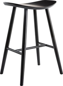 Sgabello da bar in legno nero H65 cm DEMORY