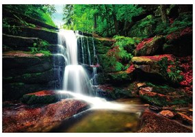Carta da parati – Cascata nel bosco