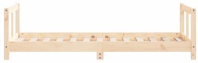 Giroletto per bambini 80x160 cm in legno massello di pino