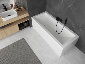 Mexen Cubik vasca da bagno rettangolare 130 x 70 cm con pannello, bianca - 55031307000X