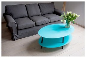 Tavolino bianco con base ribassata OVO Ovo - Ragaba