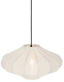Lampada a Sospensione di Design in Seta Bianca 50 cm - Plu