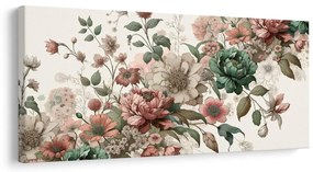Quadro su tela – Giardino in fiore