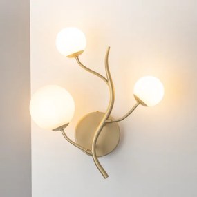 Brilagi - Applique a LED MISTEL 3xG9/3W/230V oro/bianco