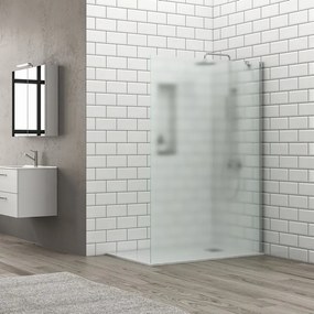 Doccia walk in 90 cm con staffa diagonale vetro satinato | KS2800CS - KAMALU