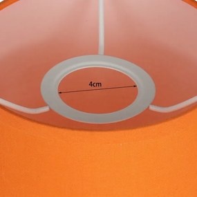 Brilagi - Paralume universale NUBILA E27 15,5 x 14 cm arancione