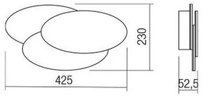 Redo 01-2297 - Lampada da parete LED GAMER LED/36W/230V bianca