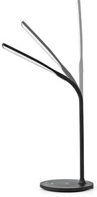 Nedis LTLGQ4M2BK - Lampada dimmerabile con ricarica wireless Qi LED/5,5W/230V 2700-6500K