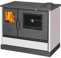 CUCINA A LEGNA CON FORNO 7,7 KW BIANCA