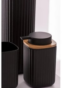 WENKO 25298100 - Dispenser di sapone ROTELLO 8,9x12,7 cm nero/marrone