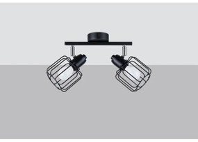 Sollux SL.1115 - Faretto BELUCI 2xE14/40W/230V nero