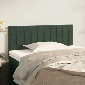 Testiera Verde Scuro 100x5x78/88 Cm İn Velluto /