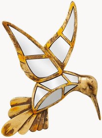Decorazione da parete fatta a mano con specchio Hummingbird
