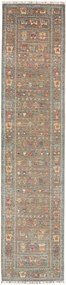 Samarkand Tappeto 80 x 350 Marrone (Pakistan) Annodato A Mano