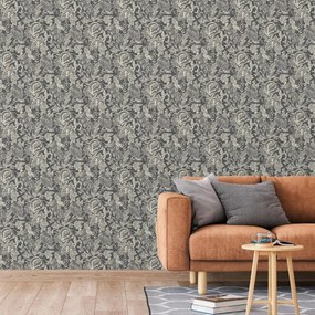 Carta Da Parati Mae Bianco E Beige /