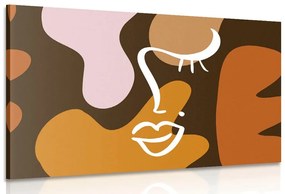 Quadro su tela – Tratti di donna in stile moda