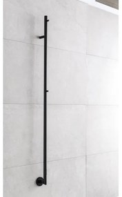 P.M.H. OL1B - Scaldasalviette elettrico OLE 24W/230V 170 cm IP44 nero