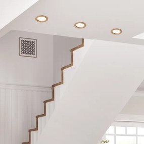 Lampada LED da incasso WOODY SPOT LED/16,5W/230V 4000K quercia ø 18,5 cm