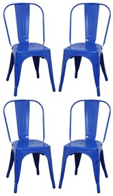 AGATHA - Set 4 sedie industrial