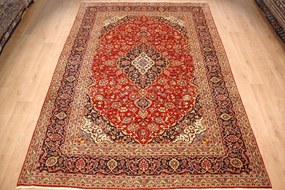 Kashan Tappeto persiano 360 x 250 (Iran) Annodato A Mano