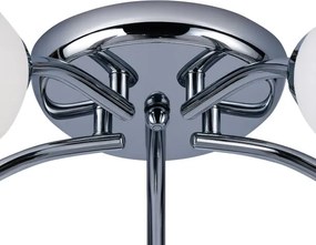 Lampadario a plafone PORTOS 5xE14/10W/230V cromo lucido