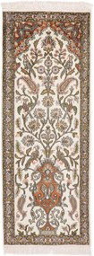 Cashmere Silk Tappeto 50x120 (Indian) Annodato A Mano