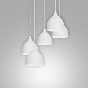 Lampadario a sospensione con filo NOAK 5xE27/60W/230V