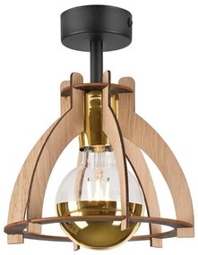 Lampadario a plafone LANDO 1xE27/15W/230V quercia