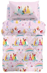 Trapunta in Cotone Princess Flowers Singolo Warner Bros