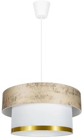 Lampadario a sospensione con filo RESSA 1xE27/60W/230V oro