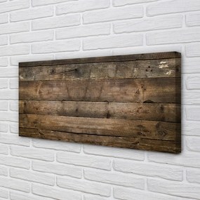 Quadro su tela Muro delle assi di legno 100x50 cm