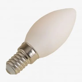 Lampadina LED E14 C35 6W Opale Bianco Naturale 4000K - Sklum