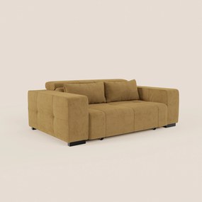 Monarch Divano con Relax Elettrico per allungamento sedute e Poggiatesta Reclinabile in tessuto morbido smacchiabile T31