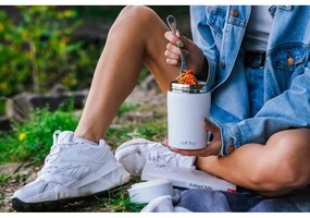 Termos da viaggio bianco per il pranzo Fuori, 500 ml - Vialli Design