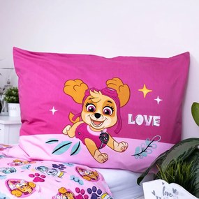 Biancheria da letto per bambini in microfibra per letto singolo 140x200 cm Paw Patrol – Jerry Fabrics