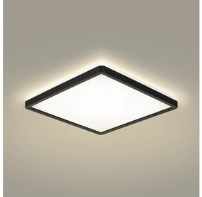 Brilagi - Lampada LED da bagno ULTRA SLIM LED/18W/230V 30x30 cm nero IP54