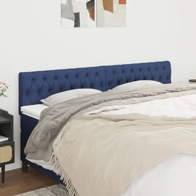 Testiera 2 Pz Blu 100 X 7 X 78/88 Cm İn Tessuto /