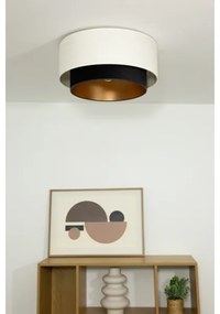 Plafoniera NATIA 1xE27/60W/230V bianco/nero