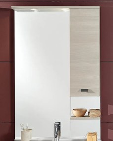 Specchio Contenitore Con Illuminazione Rimini larice L 70 x H 108 x P 18.5 cm