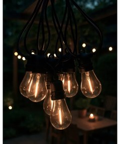 Catena luminosa decorativa LED per esterni 10xLED/0,36W/230V 8 m IP44 nera