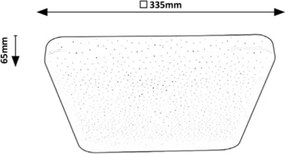 Rabalux - Plafoniera LED LED/18W/230V
