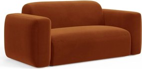 Divano color terracotta con rivestimento in velluto 180 cm Strino – Cosmopolitan Design