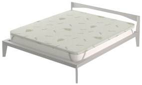 Topper matrimoniale in memory trattamento Aloe Datex
