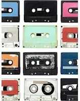 Rebel Walls Carta da parati Casette Tape - Piccadilly Circus