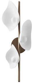 Nuura - Florii 3 Applique da Parete Dark Bronze/White Nuura