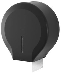 Distributore di carta igienica a rotoli fino a 300 mt in ABS nero
