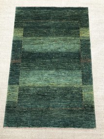 Loribaft Tappeto persiano 140x90 Verde (Iran) Annodato A Mano
