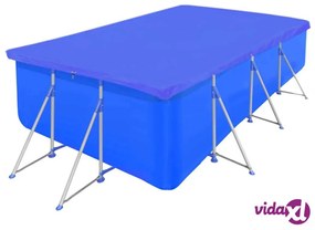 vidaXL Copertura per Piscina Rettangolare 90g/mq 394 x 207 cm