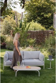 Tavolino rotondo in acciaio ø 35 cm Snow – Zuiver